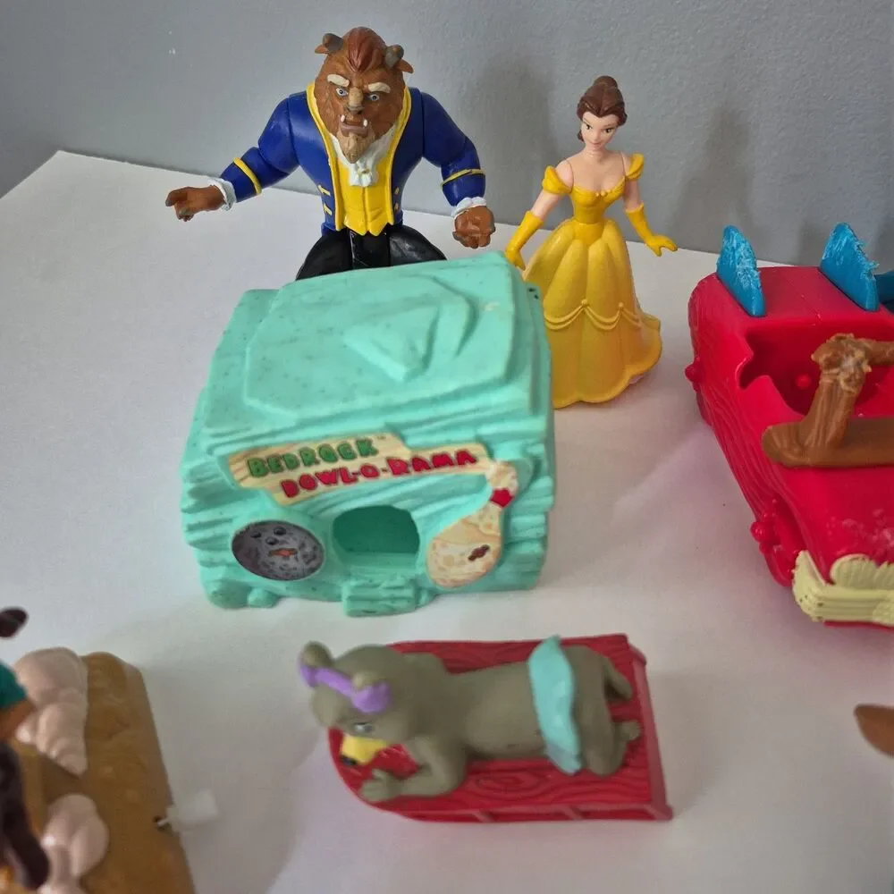Vintage 20 Piece Burger King and McDonalds Happy Meal Toys Goofy Flinstones CPK